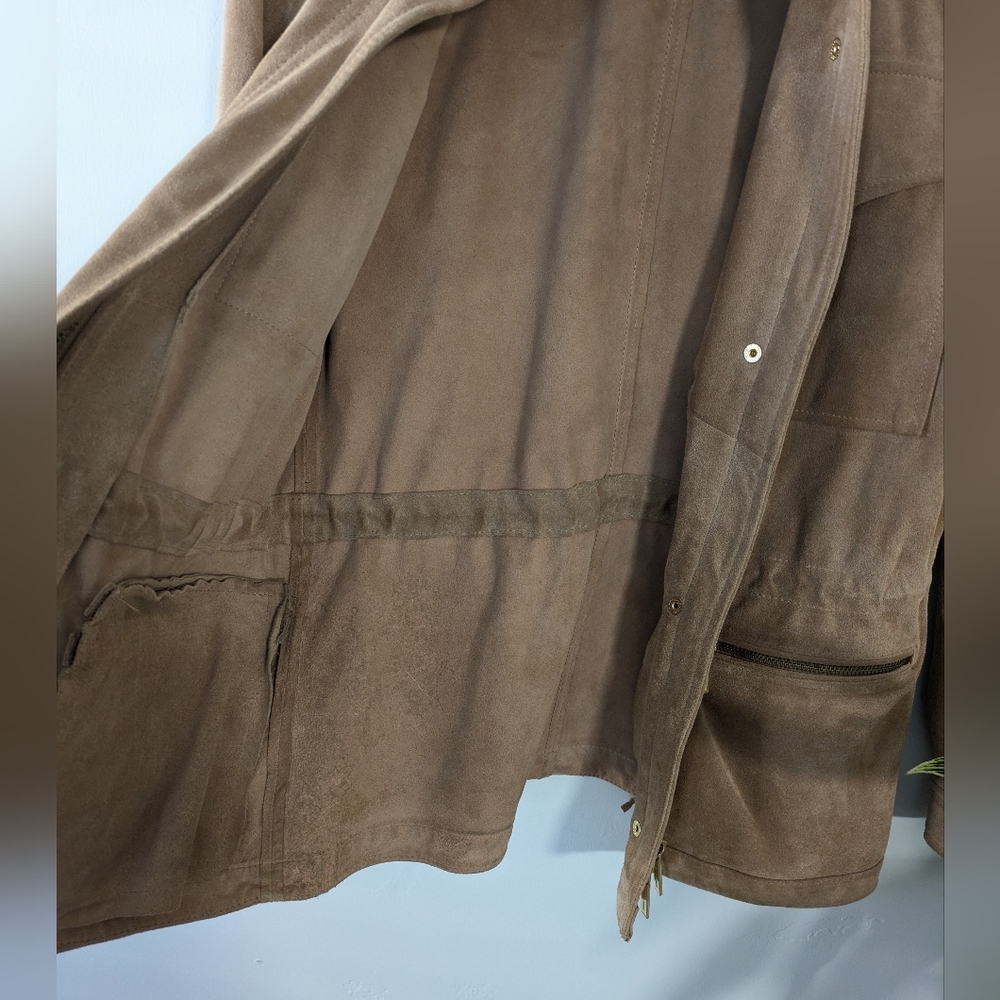 Michael Kors Suede Safari Jacket - Picture 5 of 15